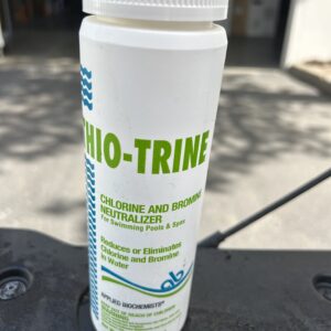 Sodium Thio Trine Elimates/Lowers Chlorine levels